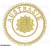 Badge / Macaron GLNF – Grande tenue provinciale – Grand Hospitalier – Austrasie – Brodé main